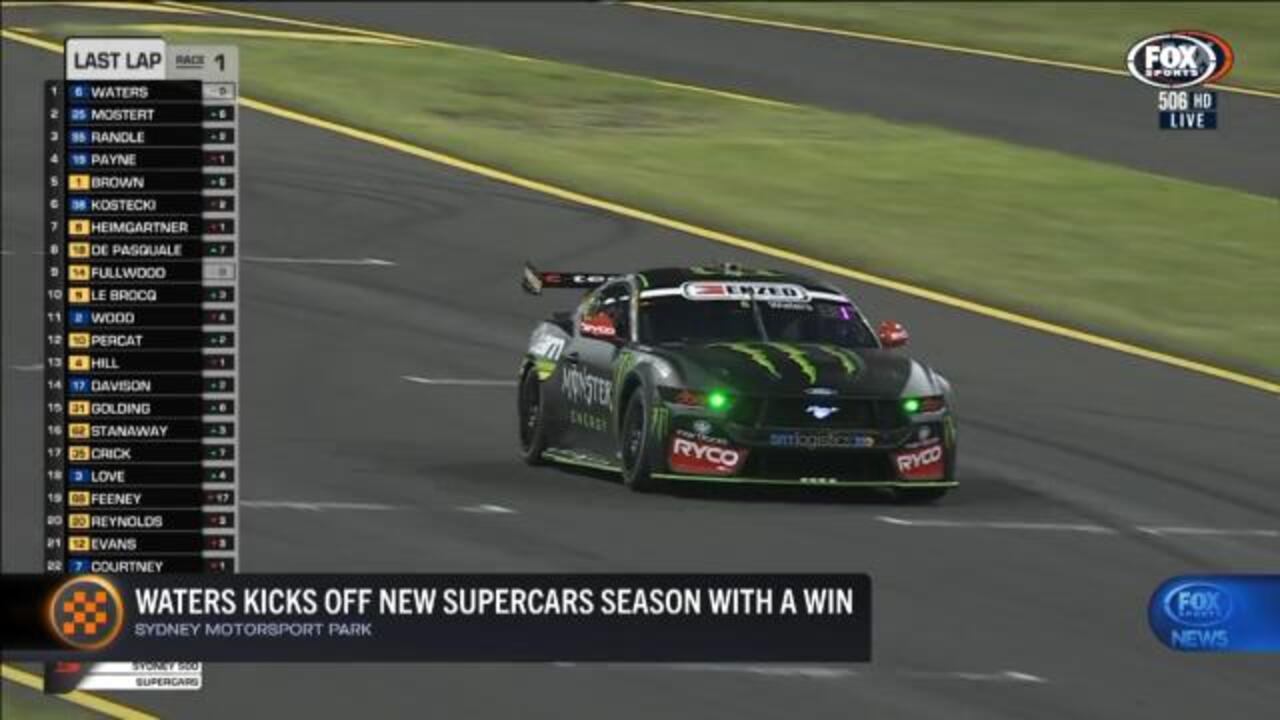 Waters opens Supercars season with a win