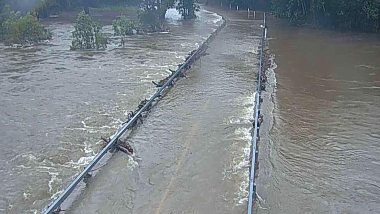 Cairns weather Goldsborough Valley rescue from flooded camp site The