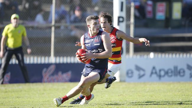 Jackson Callow playing for Norwood in the SAFL. Picture: Cory Sutton (SANFL)