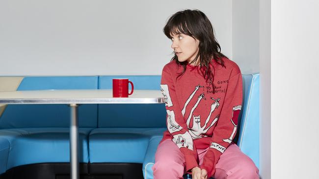 Artist Courtney Barnett. Picture: Mia Mala McDonald