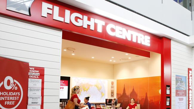 Flight Centre shares are trading at $9.91, compared with $35 exactly a month ago