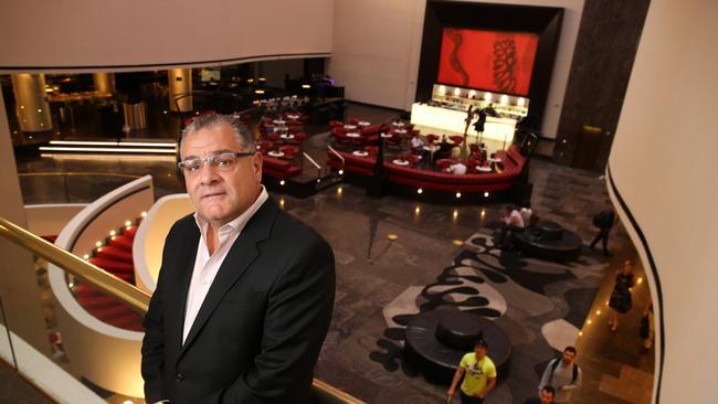 Hilton Global Vice President Paul Hutton in the Brisbane Hilton, which is buzzing after its latest rooftop addition.