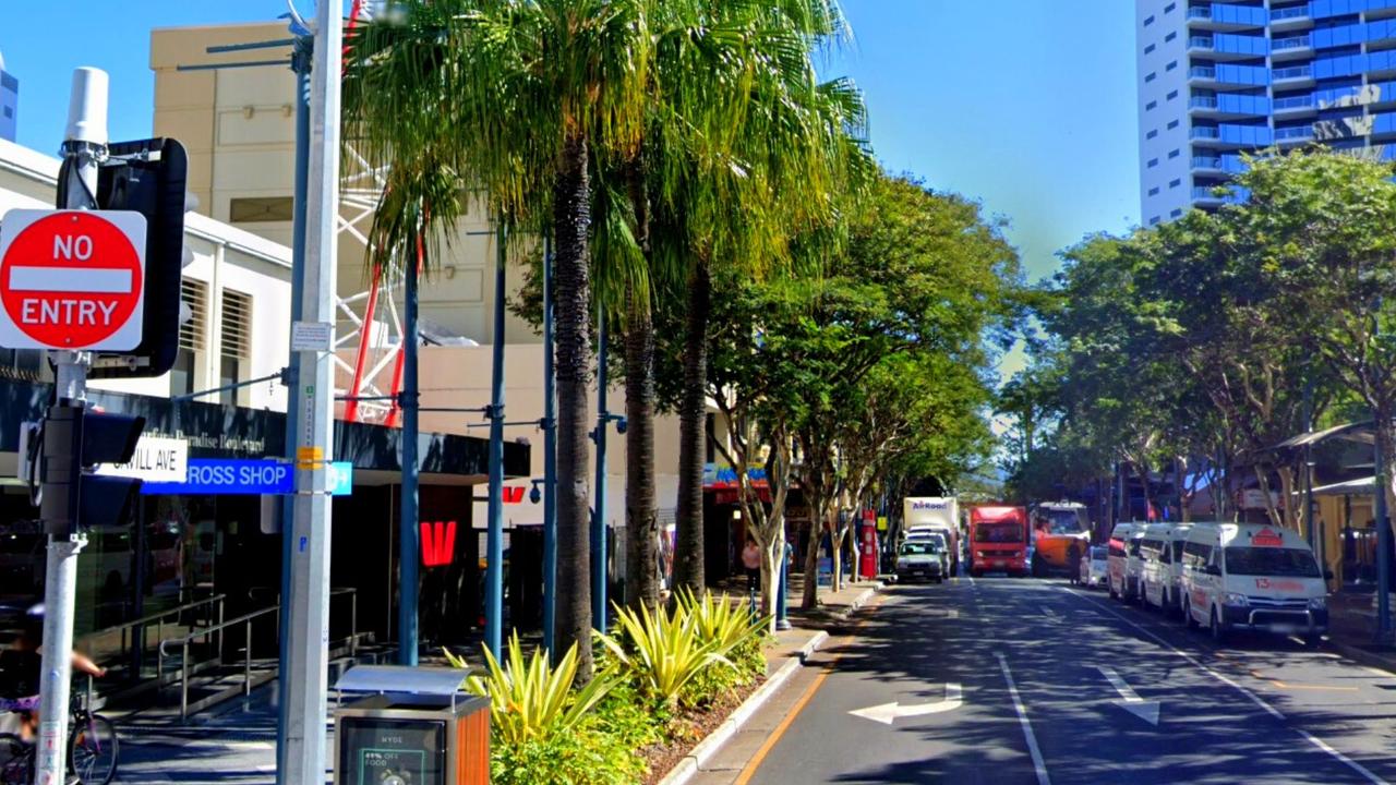 Drug hot spots on the Gold Coast included streets near Cavill Ave at Surfers Paradise where there were 134 drug-related offences recorded. Picture: Google