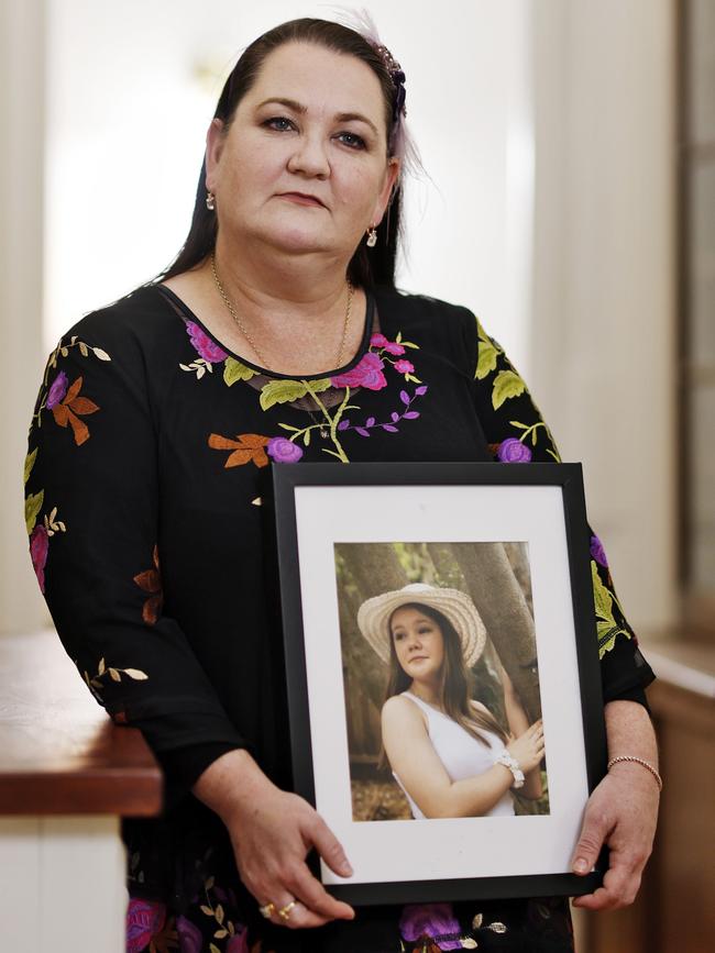 Emma Mason’s daughter Tilly suicided in 2022 after she was subjected to relentless bullying. Picture: Sam Ruttyn