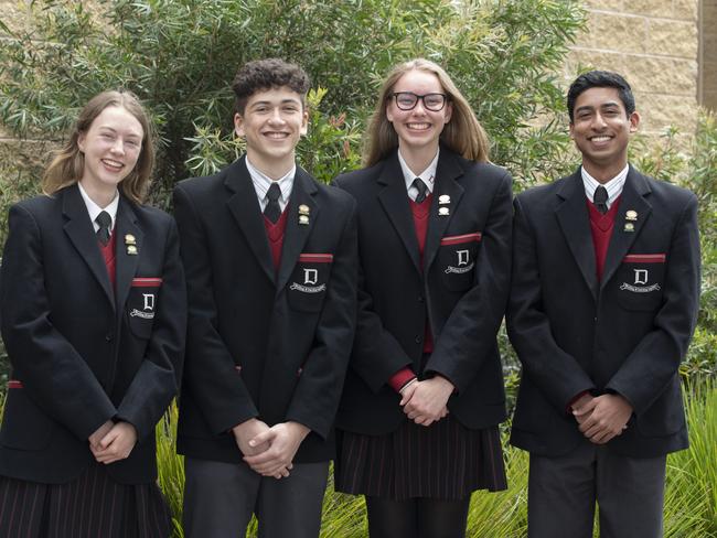 Emma McQueeney, Dylan Cantone, Jess Ritchie, Ethan Jayamanna.