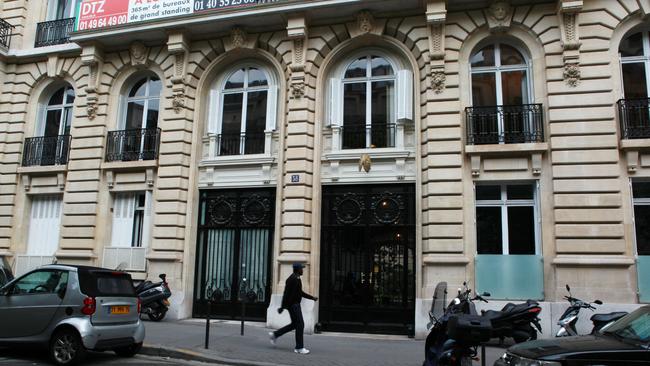 The family’s apartment on Avenue Hoche, near Arc de Triomphe in Paris, which Claudia says her father wanted her to have. Picture: Britta Campion 