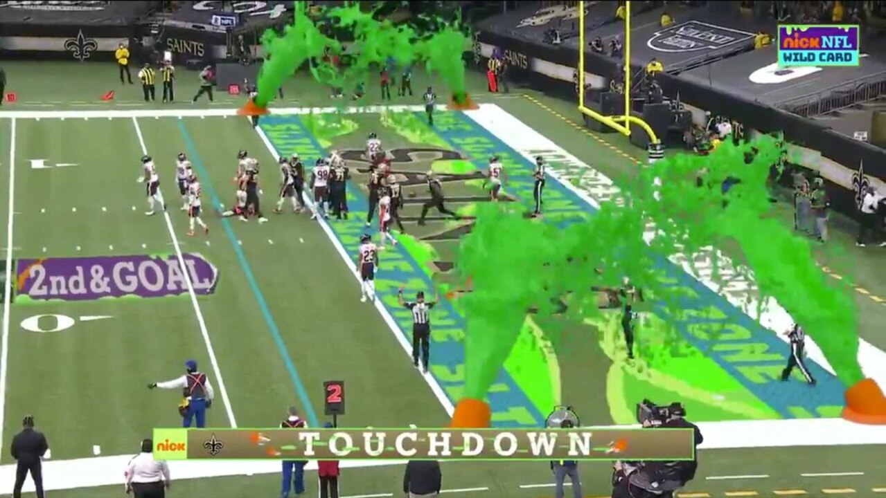 The NFL Nickelodeon game showed off some interesting features aimed at a younger audience.