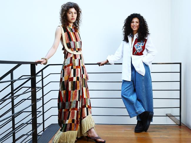 The latest collection plays on ­Alemais signatures – including romantic, billowing silhouettes, rich textures and pattern. Picture: John Feder/The Australian