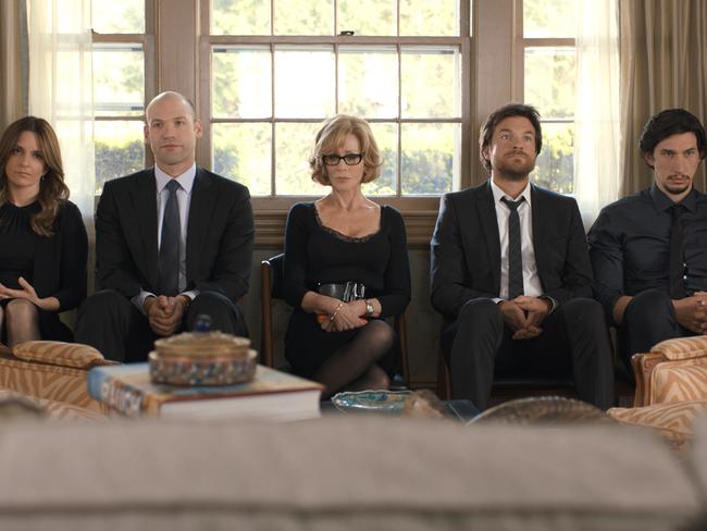 It could have been a whole lot better ... (From left) Tina Fey, Corey Stoll, Jane Fonda, Jason Bateman and Adam Driver as the Altman family in comedy film This Is Where I Leave You.