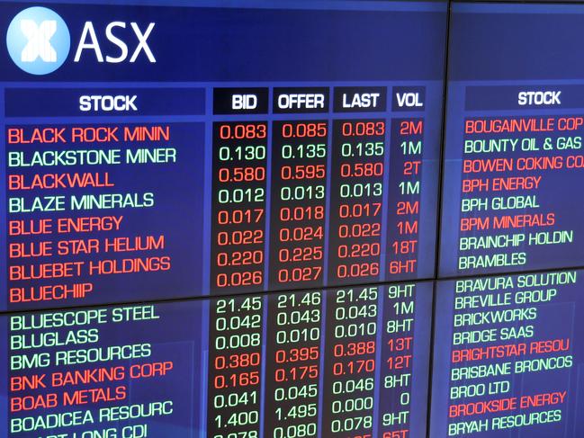 SYDNEY, AUSTRALIA - NewsWire Photos SEPTEMBER 6, 2023: screens at the Australian Stock exchange (ASX) Sydney CBD.Picture: NCA NewsWire / Damian Shaw