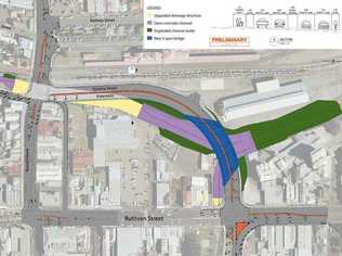 A map showing the new ring road.