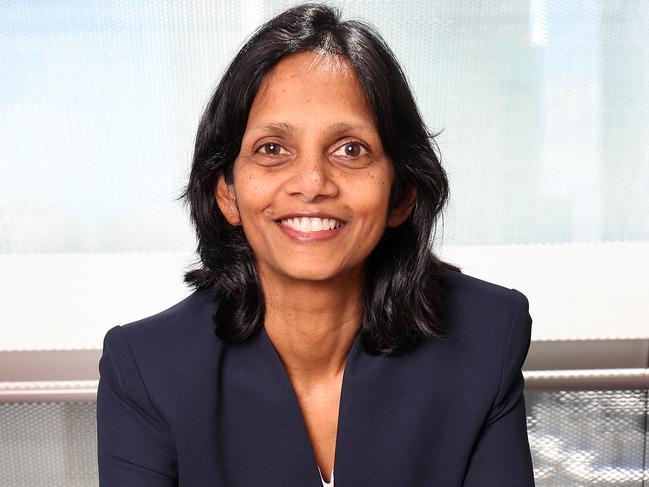 02/11/2018: Macquarie's new chief executive Shemara Wikramanayake in Sydney after announcing the half year profit results.Pic by James Croucher