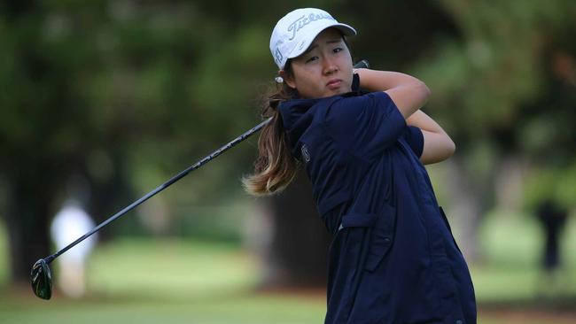 Michelle Bang at the 2023 Illawarra Junior Masters. Photo: David Tease | Golf NSW