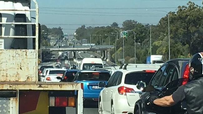 Heavy traffic is an issue on the M1. Photo: RACQ