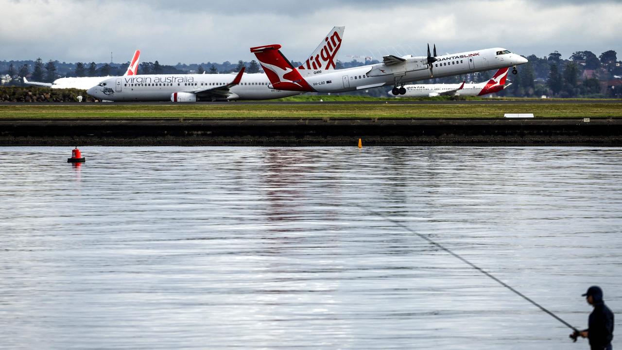 Qantas and Virgin Australia face more scrutiny over flight delays under changes outlined in the aviation white paper. Picture: David Gray/AFP