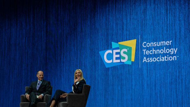 Ivanka Trump speaks at CES in Las Vegas. Picture: Jennifer Dudley-Nicholson