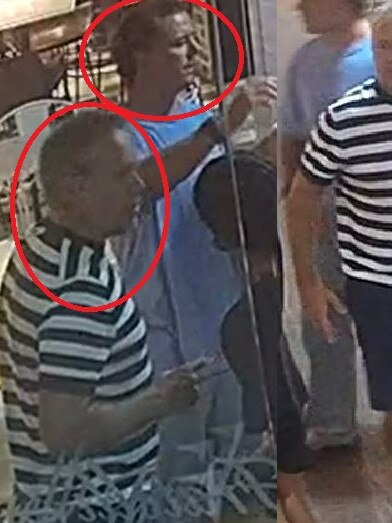 Poiice have released CCTV of two witnesses following a brawl of approximately 40 teens at Manly Wharf. Picture: Supplied NSW Police