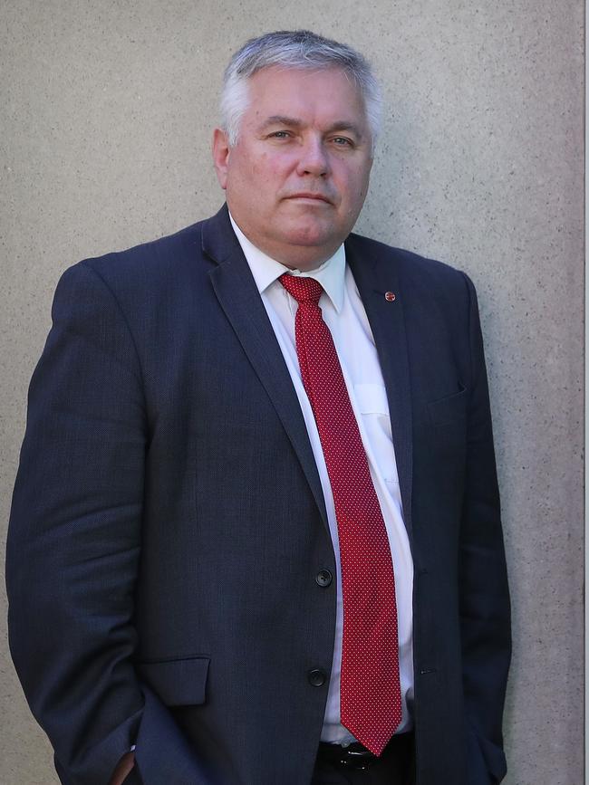 Senator Rex Patrick at Parliament House in Canberra.