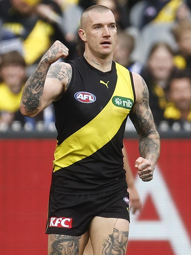 Dustin Martin. Picture: Daniel Pockett/Getty Images.