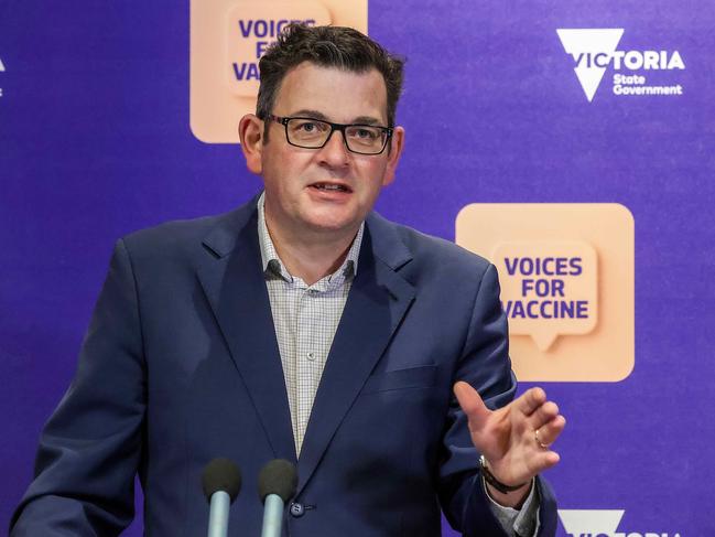 Victorian Premier Daniel Andrews. Picture : NCA NewsWire / Ian Currie