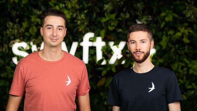 Alex Harper and Angus Goldman founded cryptocurrency powerhouse Swyftx in 2018