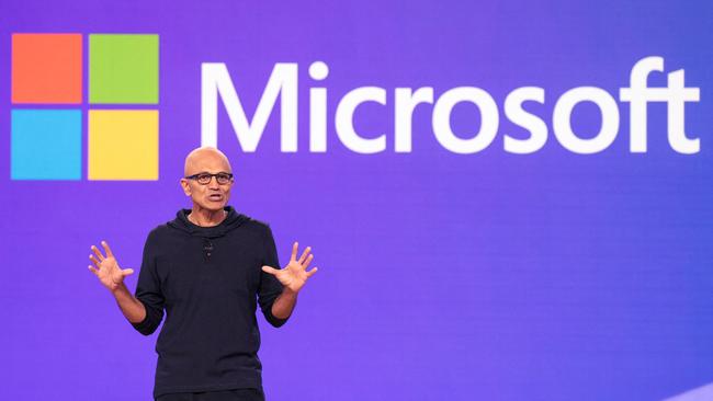 Microsoft’s Satya Nadella is one of the growing number of chief executives in the US of Indian heritage. Picture: AFP