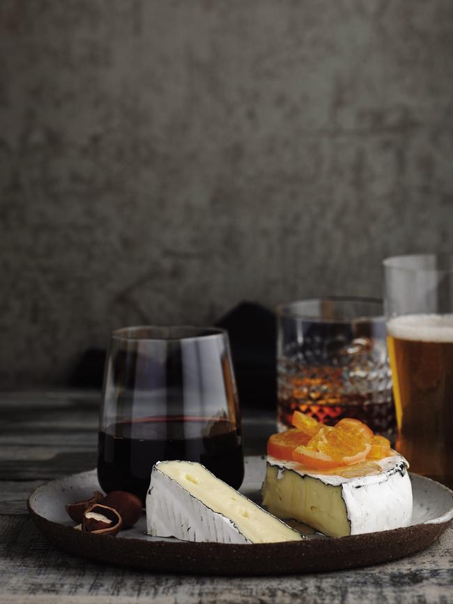 Pinot noirs and sangioveses compliment cheeses.