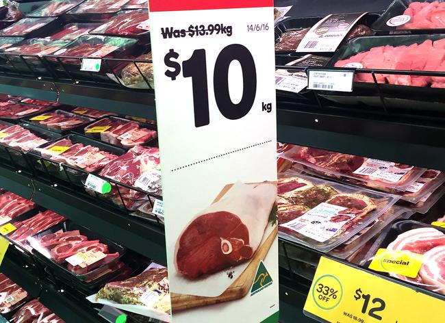 Woolworths will close the majority of its in-store butcheries as shoppers prefer pre-packaged meat, with the loss of 500 jobs. Picture: AAP Image / Dave Hunt