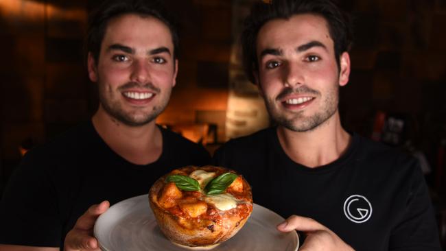 Ali and James Carney have plans to introduce more pizza bowls at Gemelli. Photo: Steve Holland