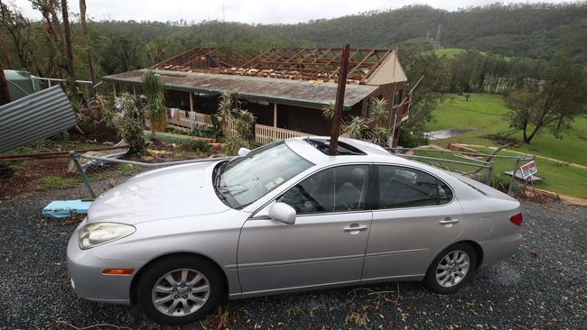 Storm damage in Guanab. Picture: Glenn Hampson