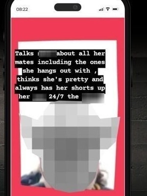 Bullying social media accounts were found to be targeting NSW students. Picture: Instagram