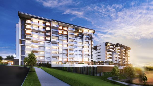 An artist impression of Boheme development at Robina.