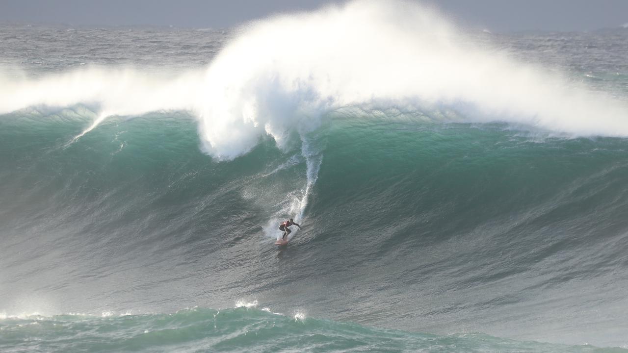 Huge swell gifts rare opportunity for Sydney's big wave surfers