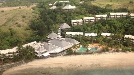 The state of the beach resort at Lindeman Island.