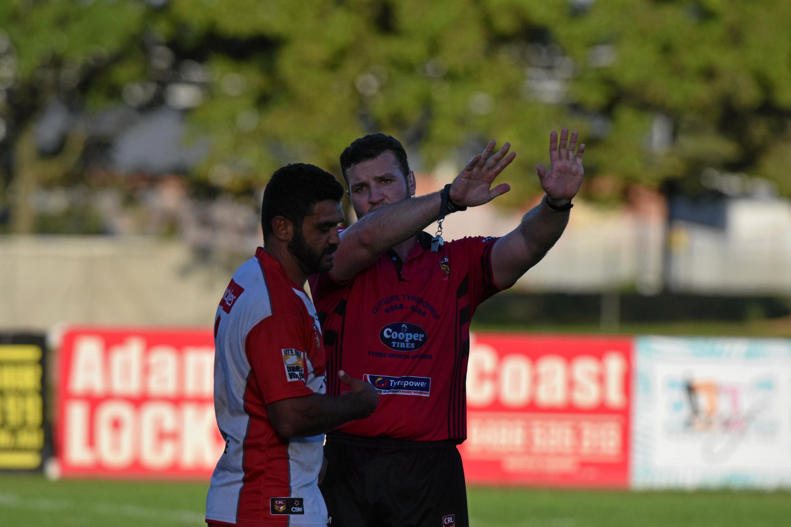 The Coffs Harbour Comets v South Grafton Rebels game had to be stopped early after numerous fights broke out and players were sent from the field.