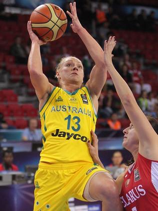 Erin Phillips in action for Australia.