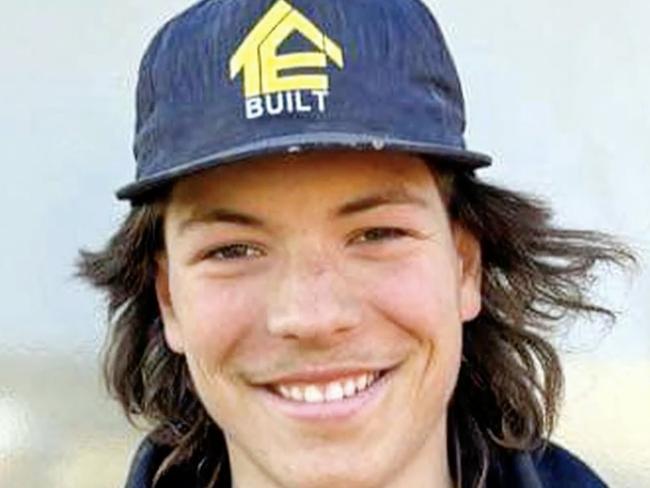 A copy photo of Charlie Stevens who was struck by a car and killed on Friday 17 November 20203 during schoolies celebrations. Charlie is the son of South Australia Police Commissioner Grant Stevens. The image was part of a video displayed at a memorial held for Charlie of 30 November, honouring his. Picture: Supplied