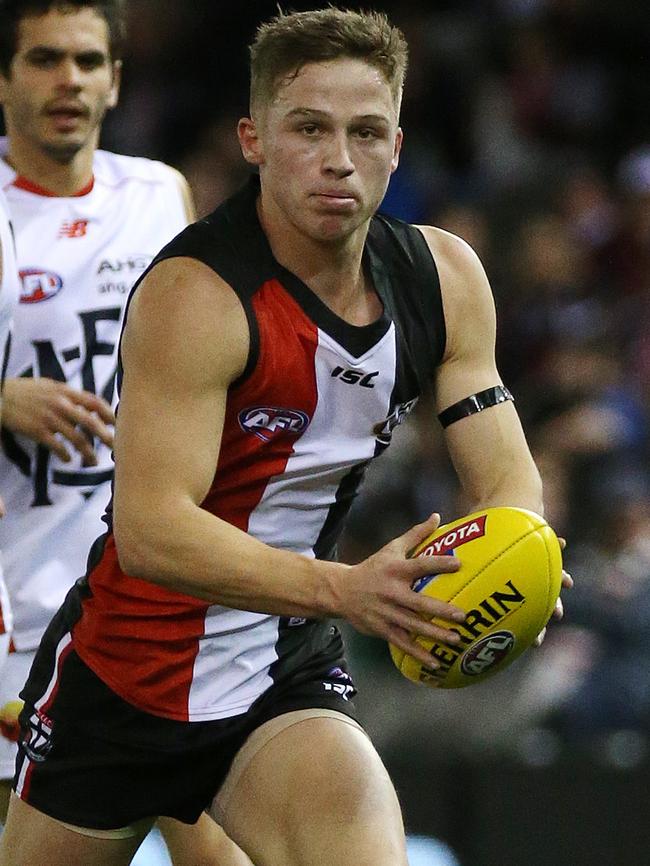 Jack Billings is a key part of St Kilda’s future. Picture: George Salpigtidis