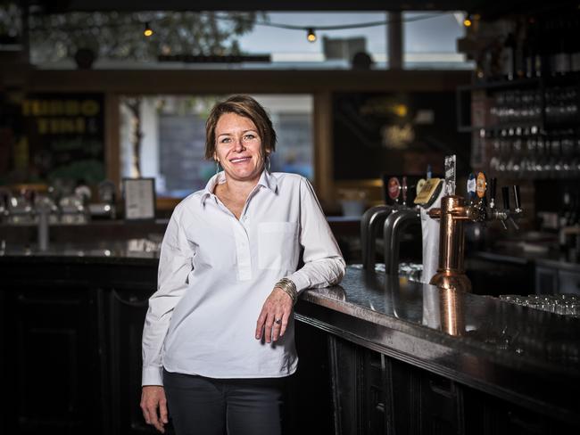 ‘Hotel and pub work is in my blood’.... Justine Baker, CEO of Solotel. Picture: Jenny Evans