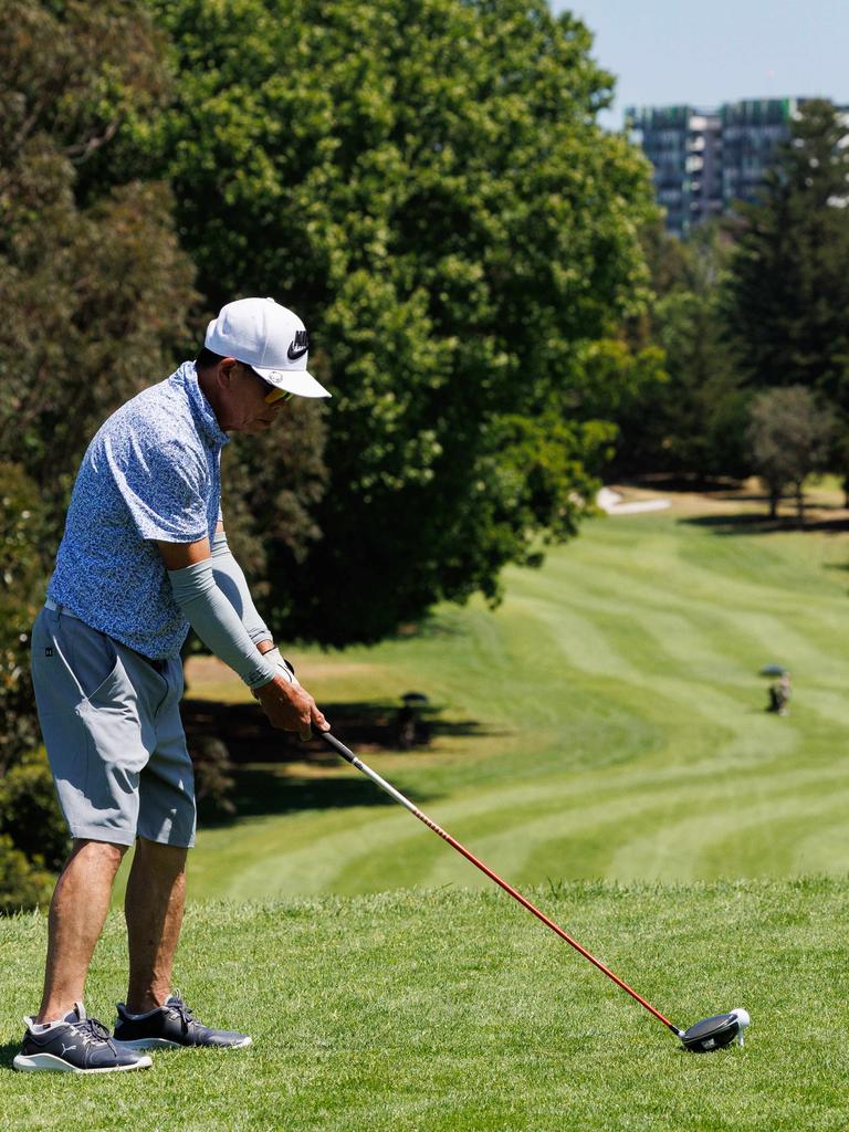 The NSW Government has announced it will take part of Moore Park Golf Course for parkland and community use. Picture: David Swift