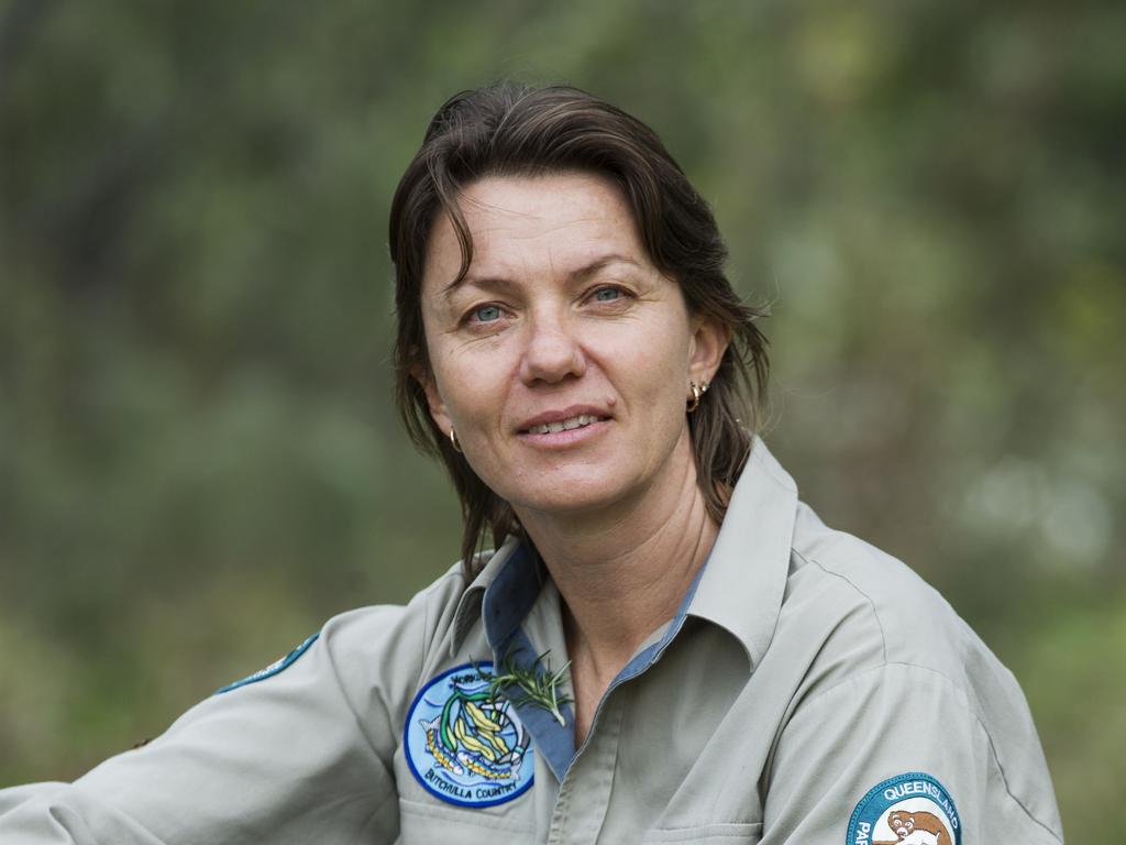 Dingo Nutrition Expert Linda Behrendorff at Eurong on K’gari. Photo Lachie Millard