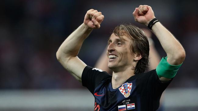 Danger man … Croatia midfielder Luka Modric. Photo: AFP