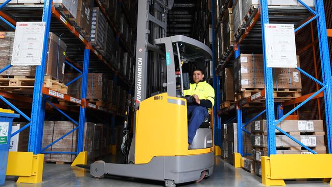 The Ikea distribution centre. Picture: AAP/Keri Megelus