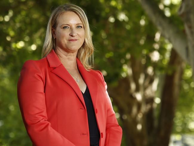 Kylea Tink is up against Liberal MP Trent Zimmerman in North Sydney. Picture: John Appleyard