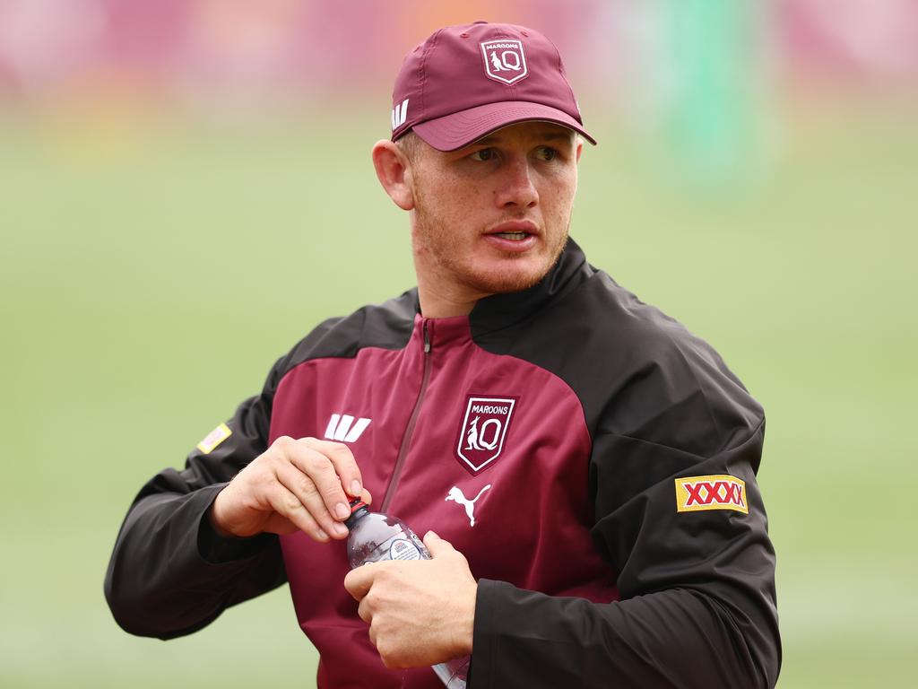 Hopgood made his State of Origin debut for Queensland in 2024. Picture: Getty Images