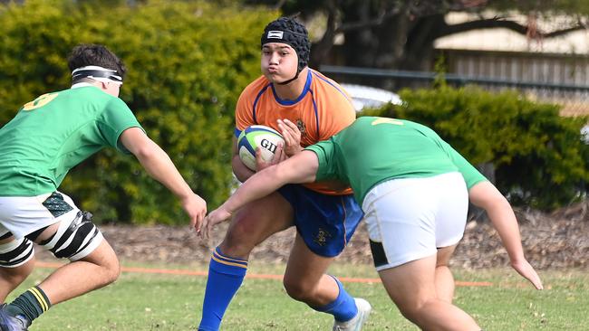 Sean Green, the Ashgrove inside centre, laid solid platforms throughout which helped set up the next phase of play. Picture, John Gass