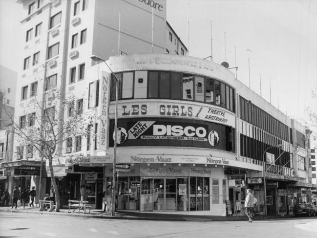 The prominent Kings Cross corner once occupied by Les Girls. Read the history of the Cross, and the forces behind its dramatic gentrification, in The Weekend Australian tomorrow.