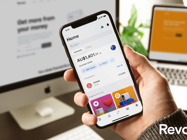 Revolut is chasing a banking licence from APRA, which would allow it to offer deposits alongside its other offerings in money management, stock trading and crypto. Picture: Supplied