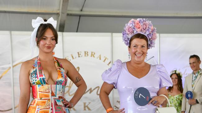 Ladies Day socials at Cluden. Madeline and Emma Gasparotto. Picture: Evan Morgan