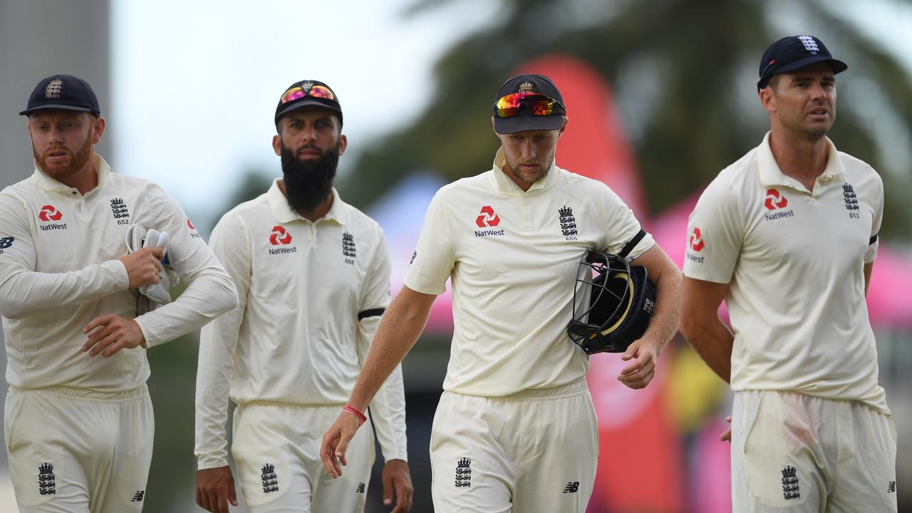 England players look on after their loss. Photo: Shaun Botterill/Getty Images.